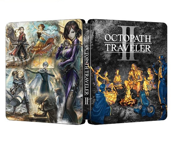 Octopath Traveler 2 Custom Made Steelbook Case For (Sony PlayStation 5, Sony PlayStation 4, Xbox) New