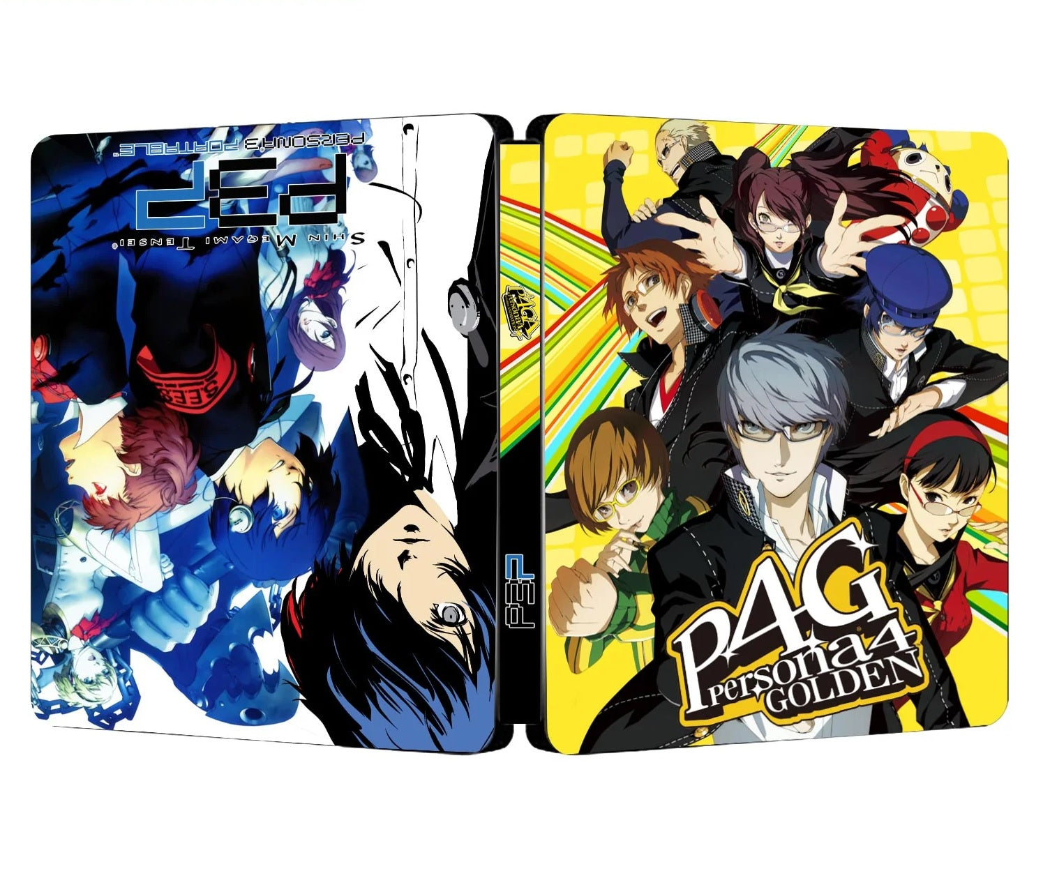 Persona 3 & Persona 4 Custom Made Steelbook Case For (Sony PlayStation 5, Sony PlayStation 4, Xbox) New