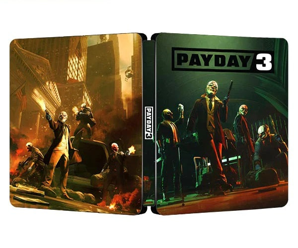 Payday 3 Custom Made Steelbook Case only for (Movie) New