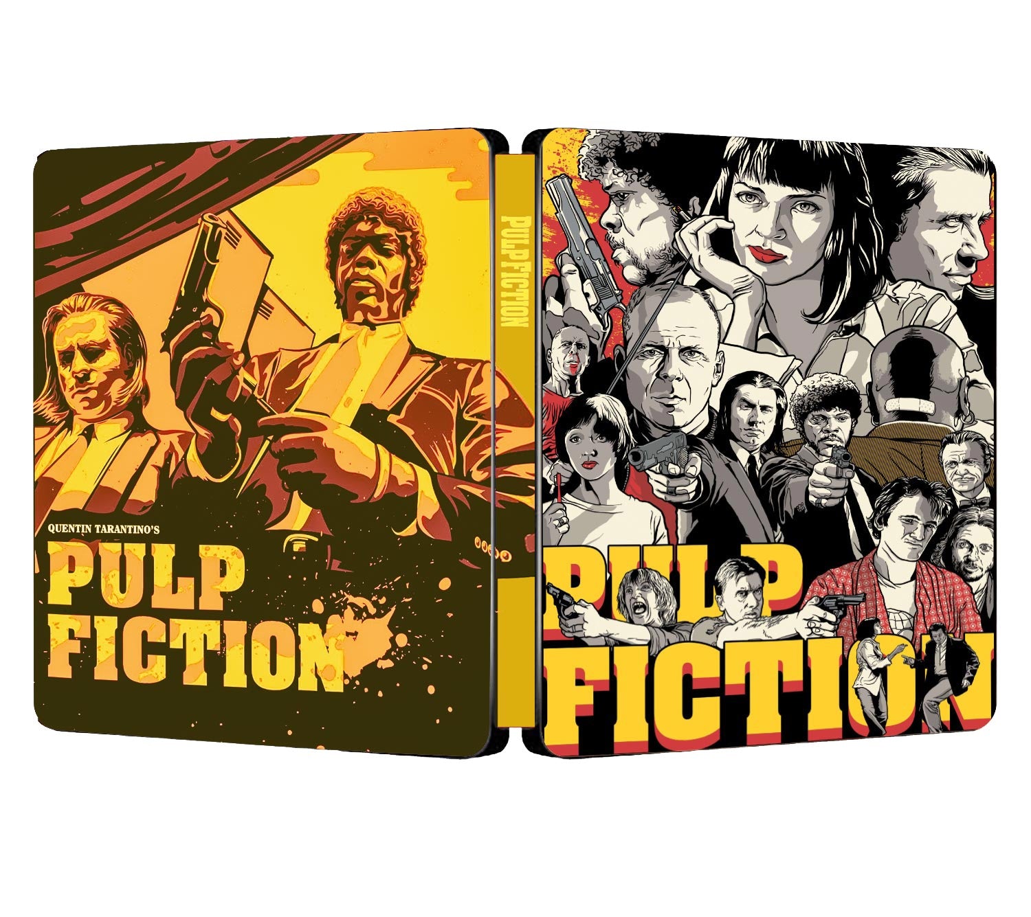 Pulp Fiction Custom Made Steelbook Case only for (Movie) New