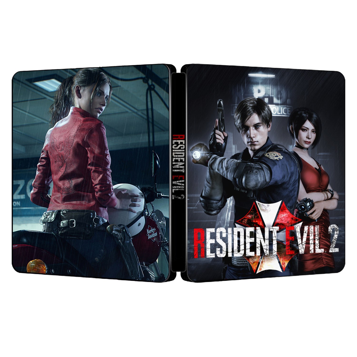 Resident Evil 2 Custom Made Steelbook Case For (Sony PlayStation 5, Sony PlayStation 4, Xbox) New