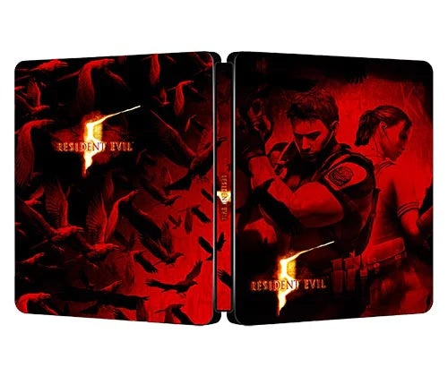 Resident Evil 5 Custom Made Steelbook Case For (Sony PlayStation 5, Sony PlayStation 4, Xbox) New