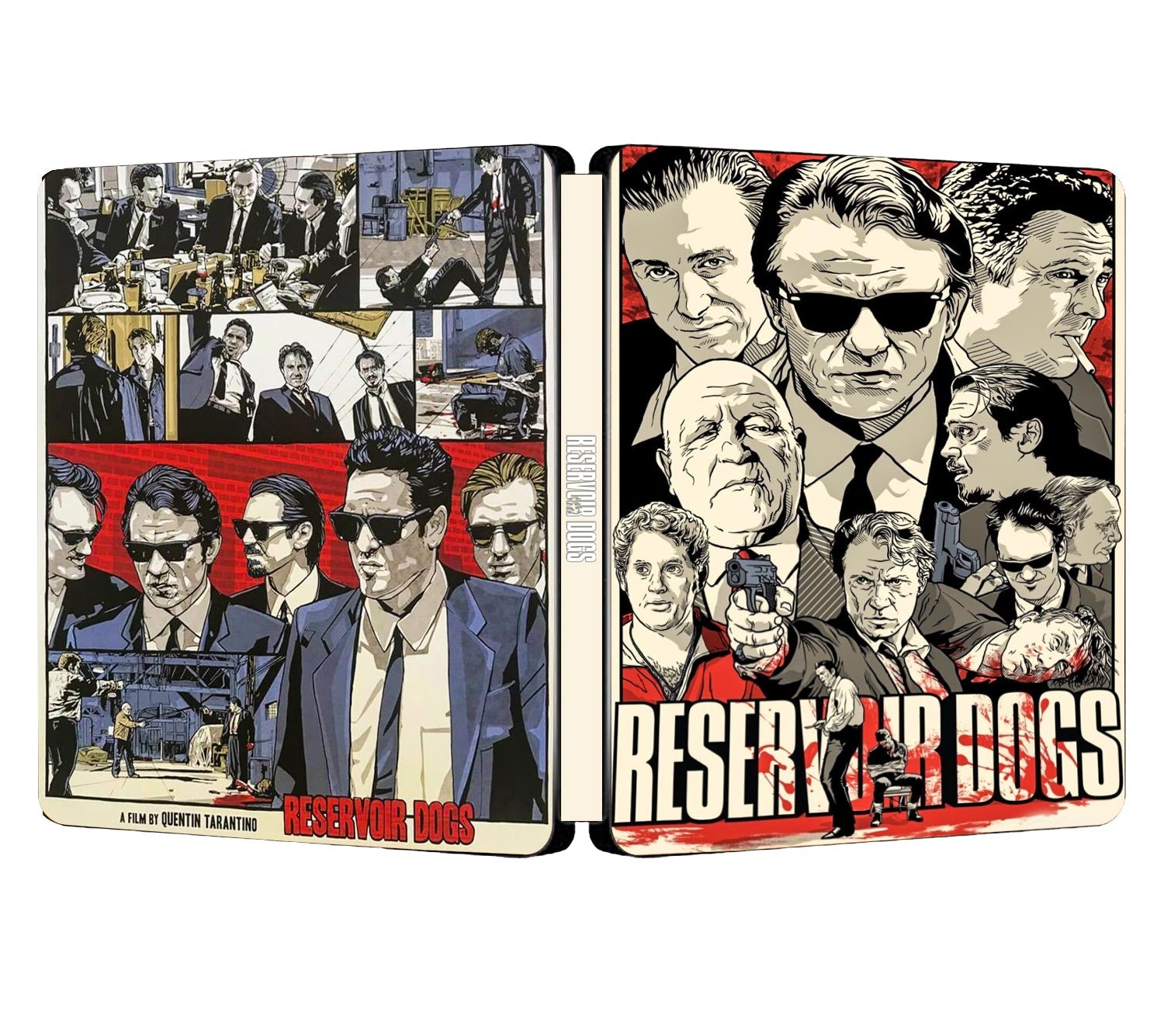 Reservoir Dogs Custom Made Steelbook Case For (Sony PlayStation 5, Sony PlayStation 4, Xbox) New