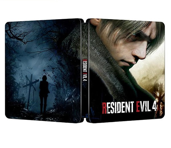 Resident Evil 4 Custom Made Steelbook Case For (Sony PlayStation 5, Sony PlayStation 4, Xbox) New