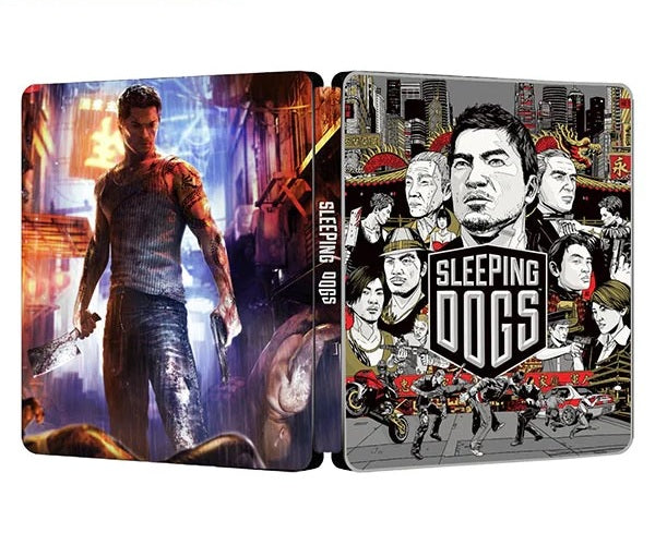 Sleeping Dogs Custom Made Steelbook Case For (Sony PlayStation 5, Sony PlayStation 4, Xbox) New