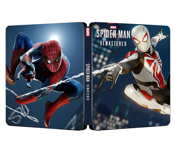 Spiderman Remastered Custom Made Steelbook Case For (Sony PlayStation 5, Sony PlayStation 4, Xbox) New