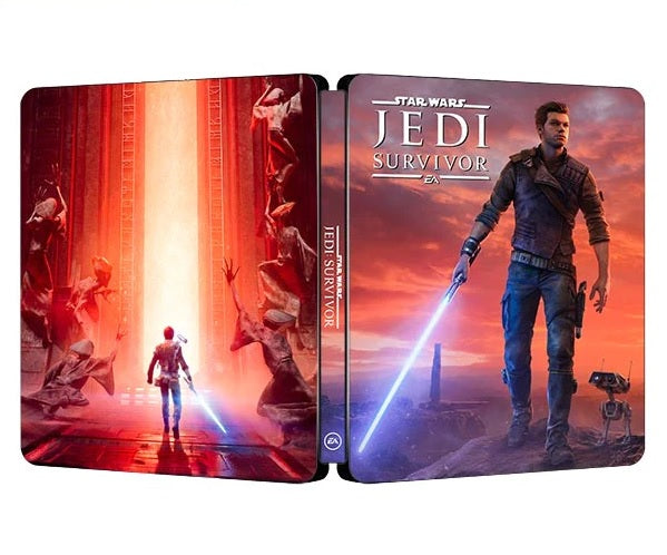 Star Wars Jedi Survivor Custom Made Steelbook Case For (Sony PlayStation 5, Sony PlayStation 4, Xbox) New