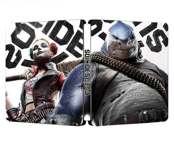 Suicide Squad Custom Made Steelbook Case For (Sony PlayStation 5, Sony PlayStation 4, Xbox) New