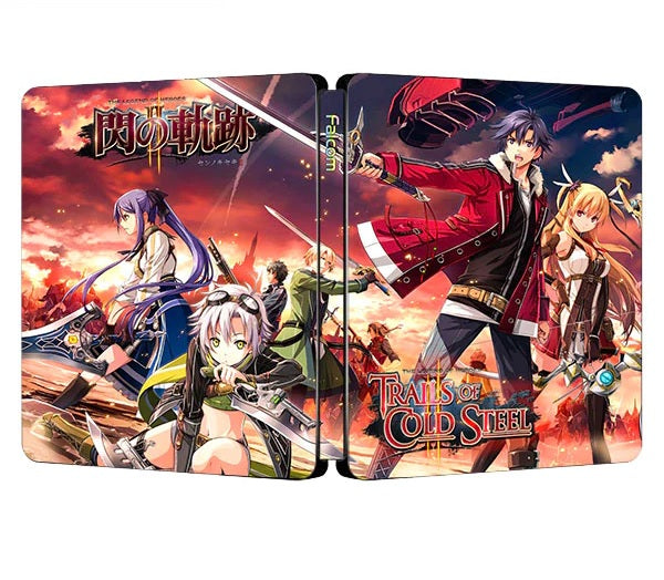 The Legend of Heroes Trails of Cold Steel 2 Custom Made Steelbook Case For (Sony PlayStation 5, Sony PlayStation 4, Xbox) New