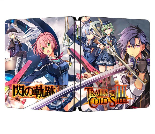 The Legend of Heroes Trails of Cold Steel 3 Custom Made Steelbook Case For (Sony PlayStation 5, Sony PlayStation 4, Xbox) New