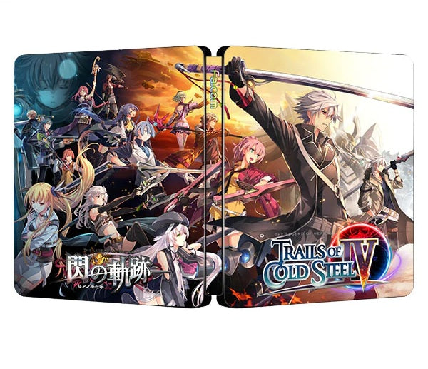 The Legend of Heroes Trails of Cold Steel 4 Custom Made Steelbook Case For (Sony PlayStation 5, Sony PlayStation 4, Xbox) New