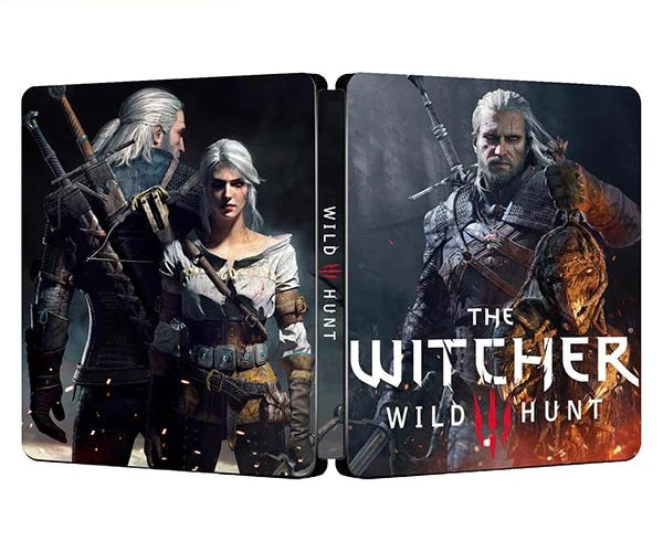 The Witcher 3 Wild Hunt Custom Made Steelbook Case For (Sony PlayStation 5, Sony PlayStation 4, Xbox) New