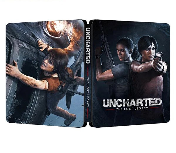 Uncharted The Lost Legacy Custom Made Steelbook Case For (Sony PlayStation 5, Sony PlayStation 4, Xbox) New