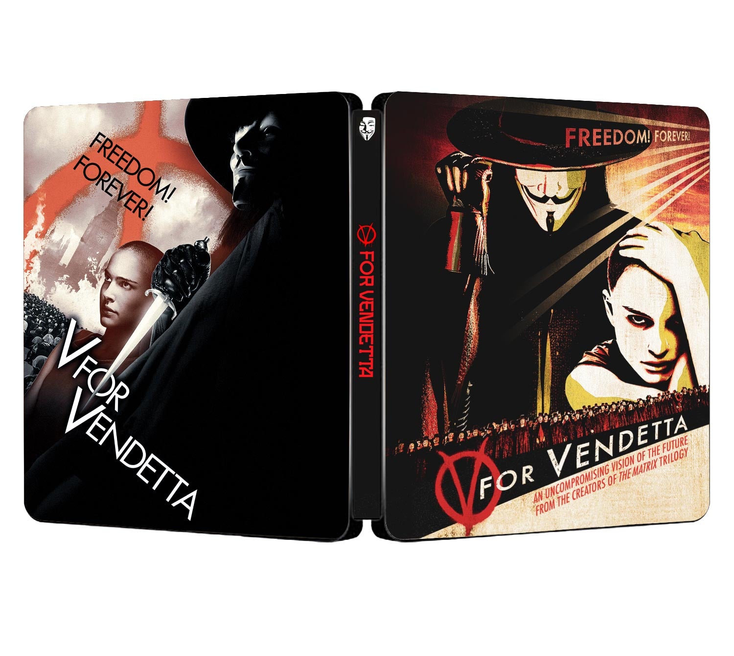 V For Vendetta Custom Made Steelbook Case only for (Movie) New