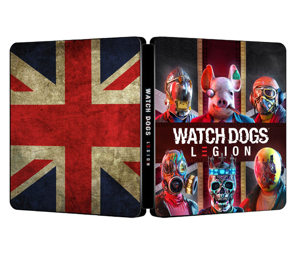 Watchdogs Legion Custom Made Steelbook Case For (Sony PlayStation 5, Sony PlayStation 4, Xbox) New