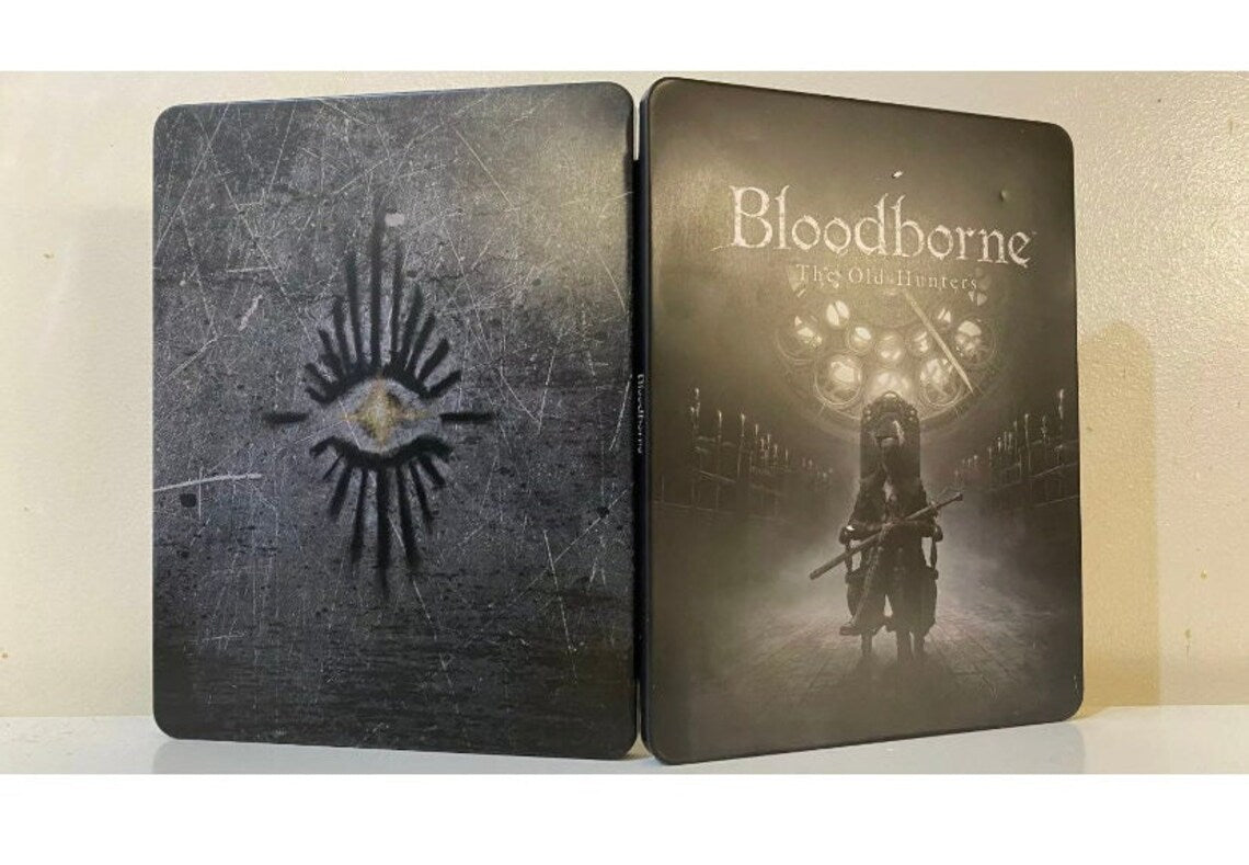 Bloodborne The Old Hunter Custom Made Steelbook/MetalPak Case For (Sony PlayStation 5, Sony PlayStation 4, Xbox) New