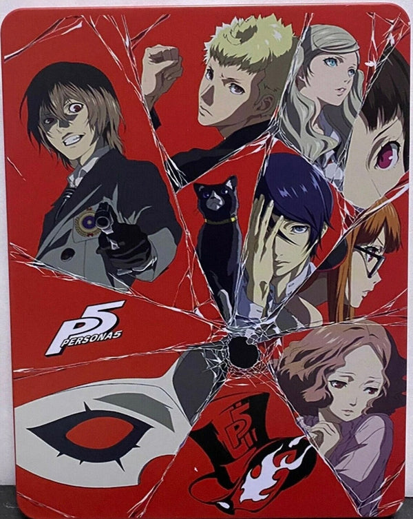 Persona 5 Custom made Steelbook/MetalPak Case only for (Sony PlayStation 5, Sony PlayStation 4, Xbox) New