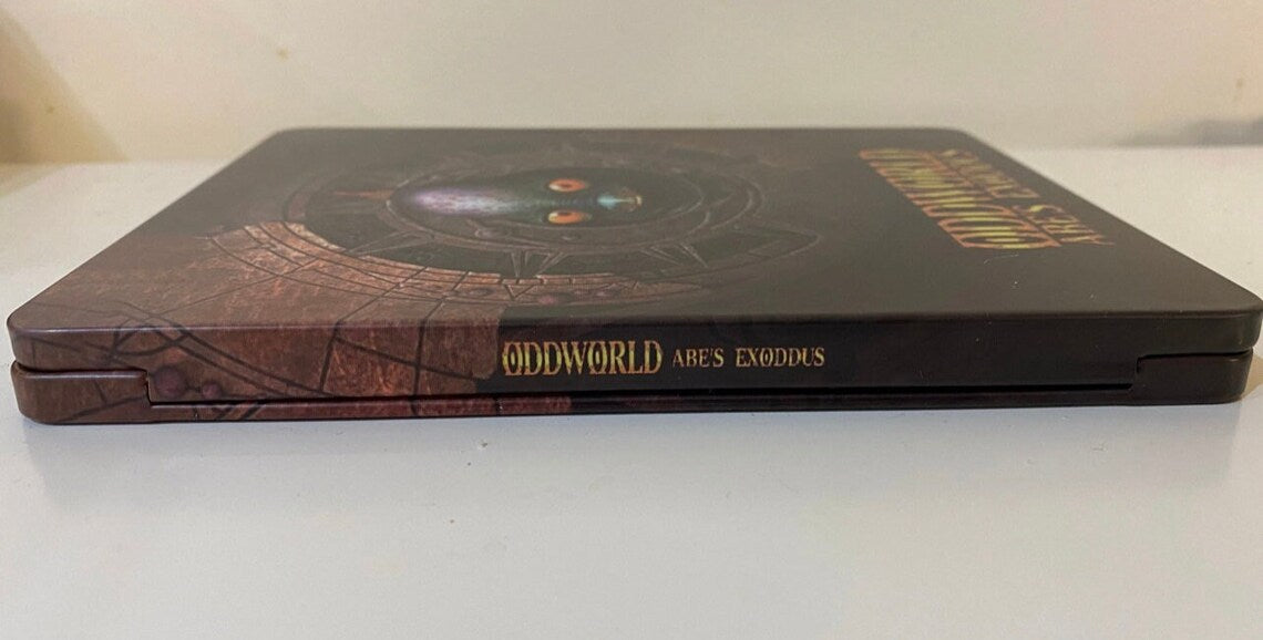 Oddworld Abe's Oddysee Custom made Steelbook/MetalPak Case only for (Sony PlayStation 5, Sony PlayStation 4, Xbox) New