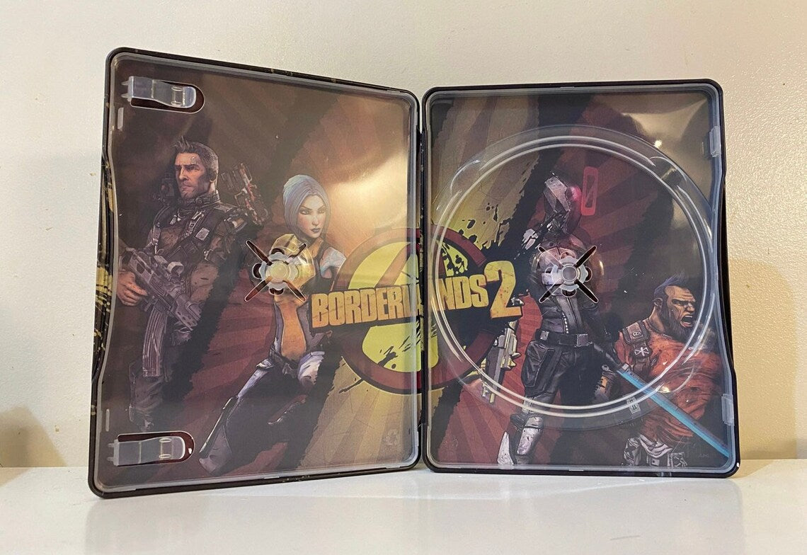 Borderlands 2 Custom Made Steelbook/MetalPak Case For (Sony PlayStation 5, Sony PlayStation 4, Xbox) New