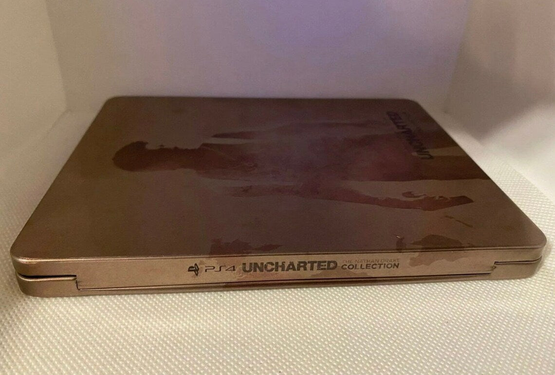 Uncharted Collection Custom made Steelbook/MetalPak Case only for (Sony PlayStation 5, Sony PlayStation 4, Xbox) New