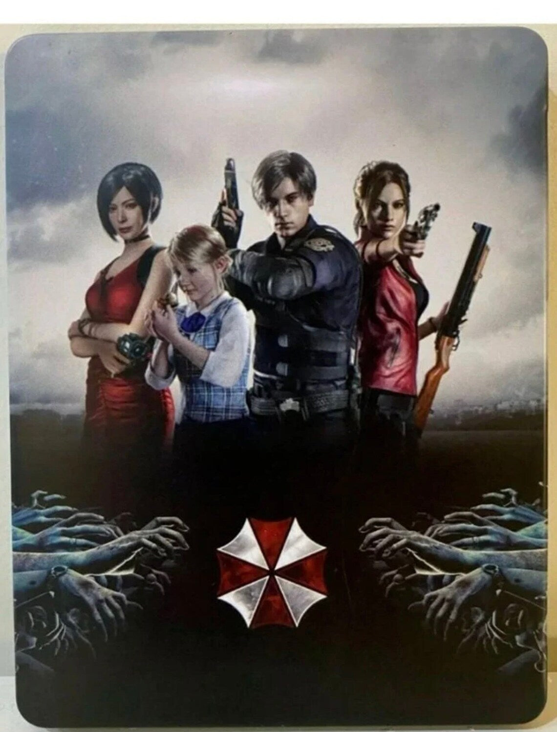 Resident Evil 2 Custom made Steelbook/MetalPak Case only for (Sony PlayStation 5, Sony PlayStation 4, Xbox) New