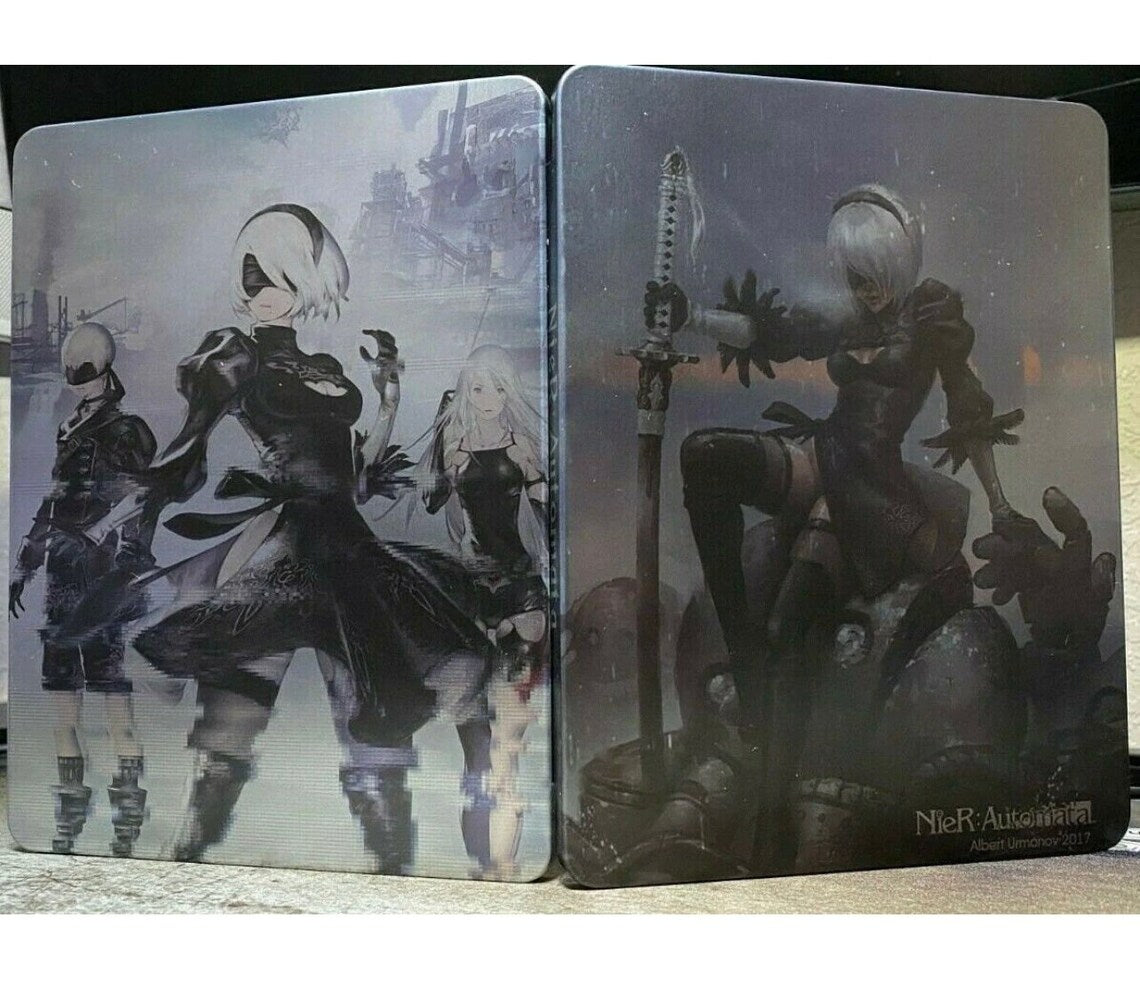 NieR Automata Custom made Steelbook/MetalPak Case only for (Sony PlayStation 5, Sony PlayStation 4, Xbox) New