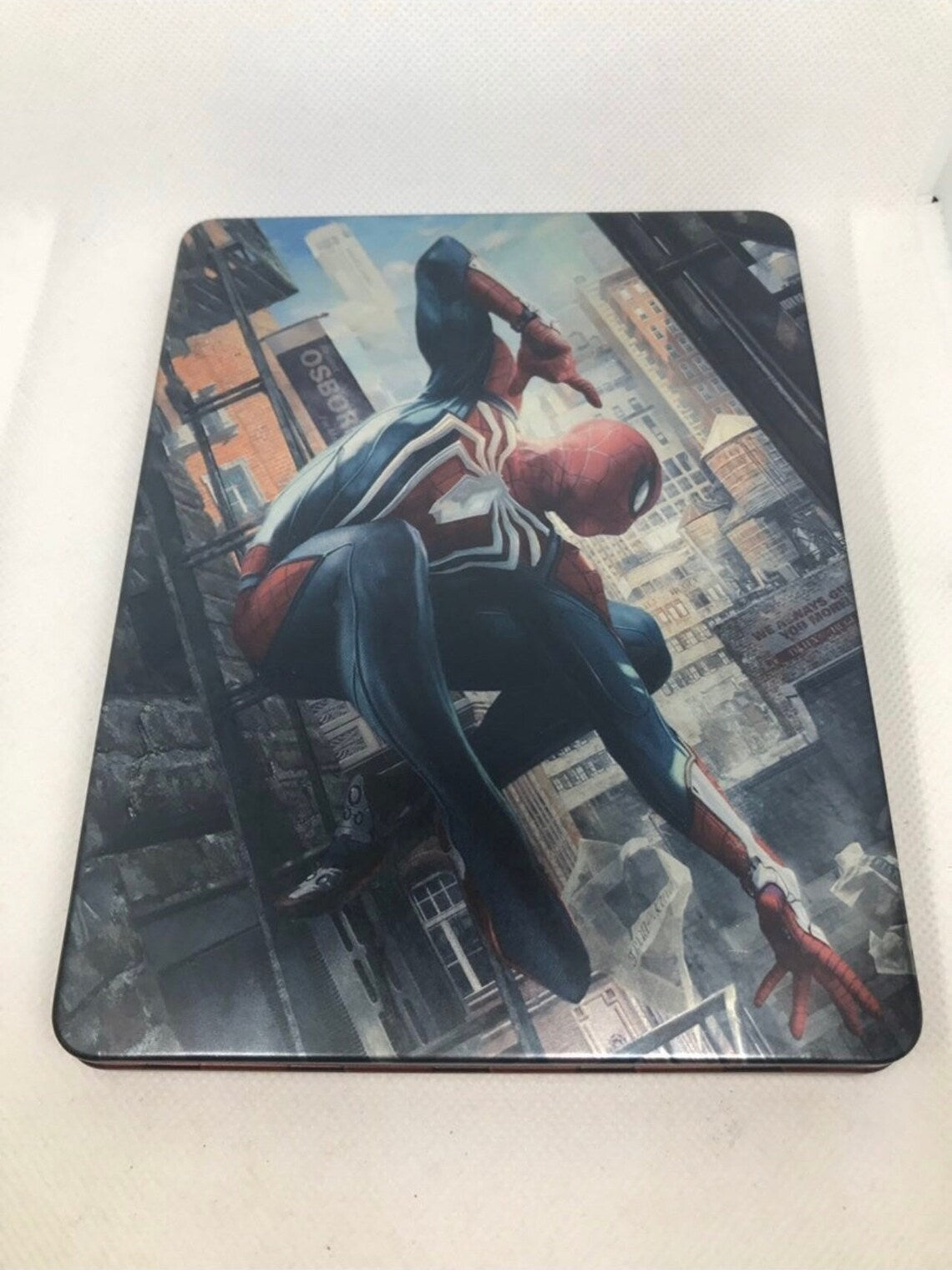 Spider Man Custom made Steelbook/MetalPak Case only for (Sony PlayStation 5, Sony PlayStation 4, Xbox) New