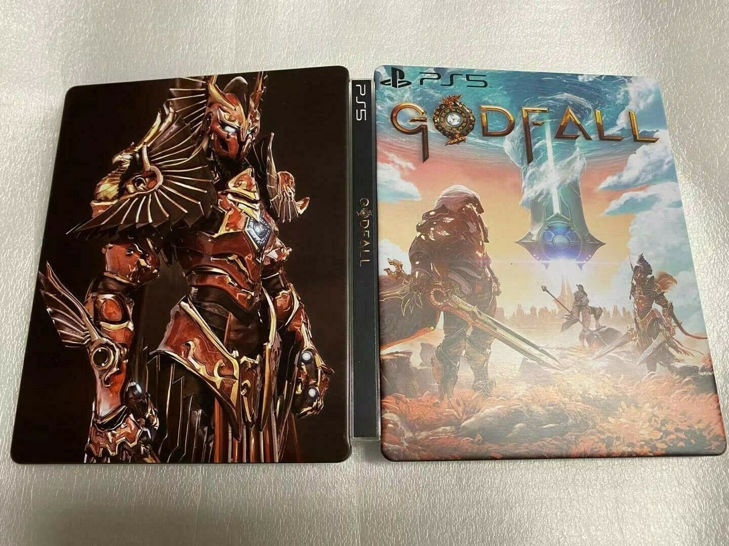 Godfall Custom made Steelbook Case only for (Sony PlayStation 5, Sony PlayStation 4, Xbox) New