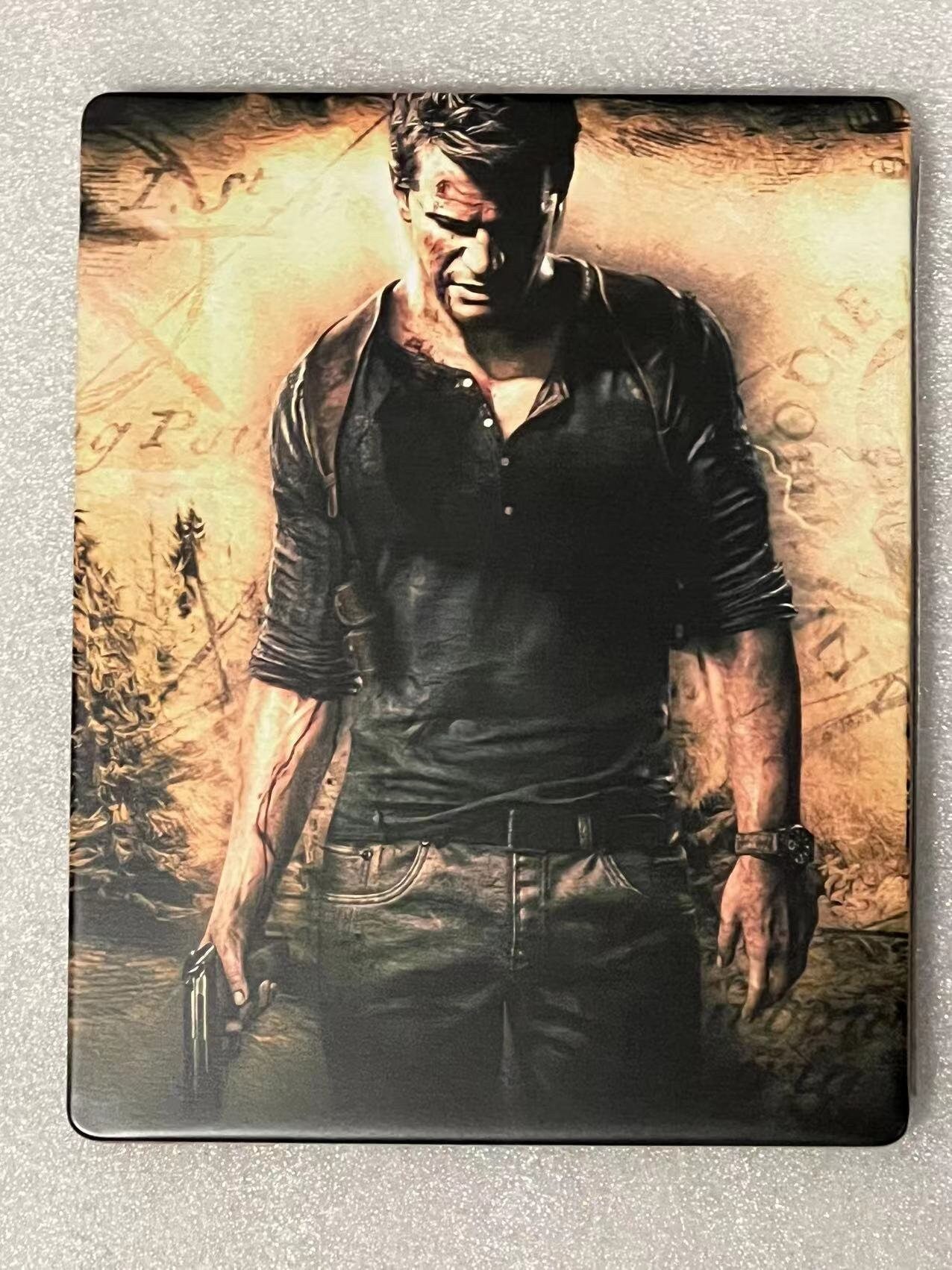 Uncharted Legacy of Thieves Custom Made Steelbook Case For (Sony PlayStation 5, Sony PlayStation 4, Xbox) New