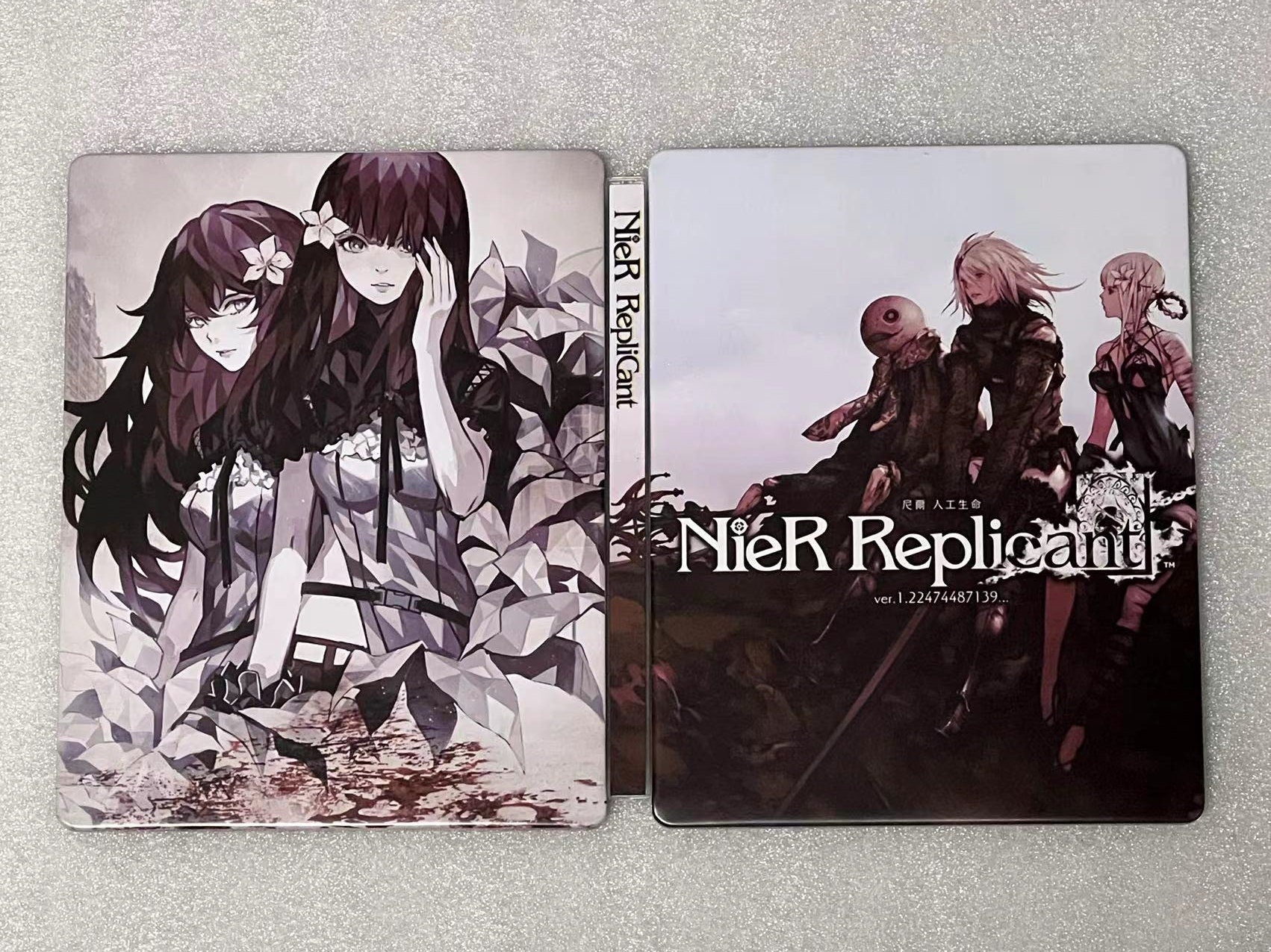 Nier Replicant Ver1.22474487139 Custom Made Steelbook Case For (Sony PlayStation 5, Sony PlayStation 4, Xbox) New