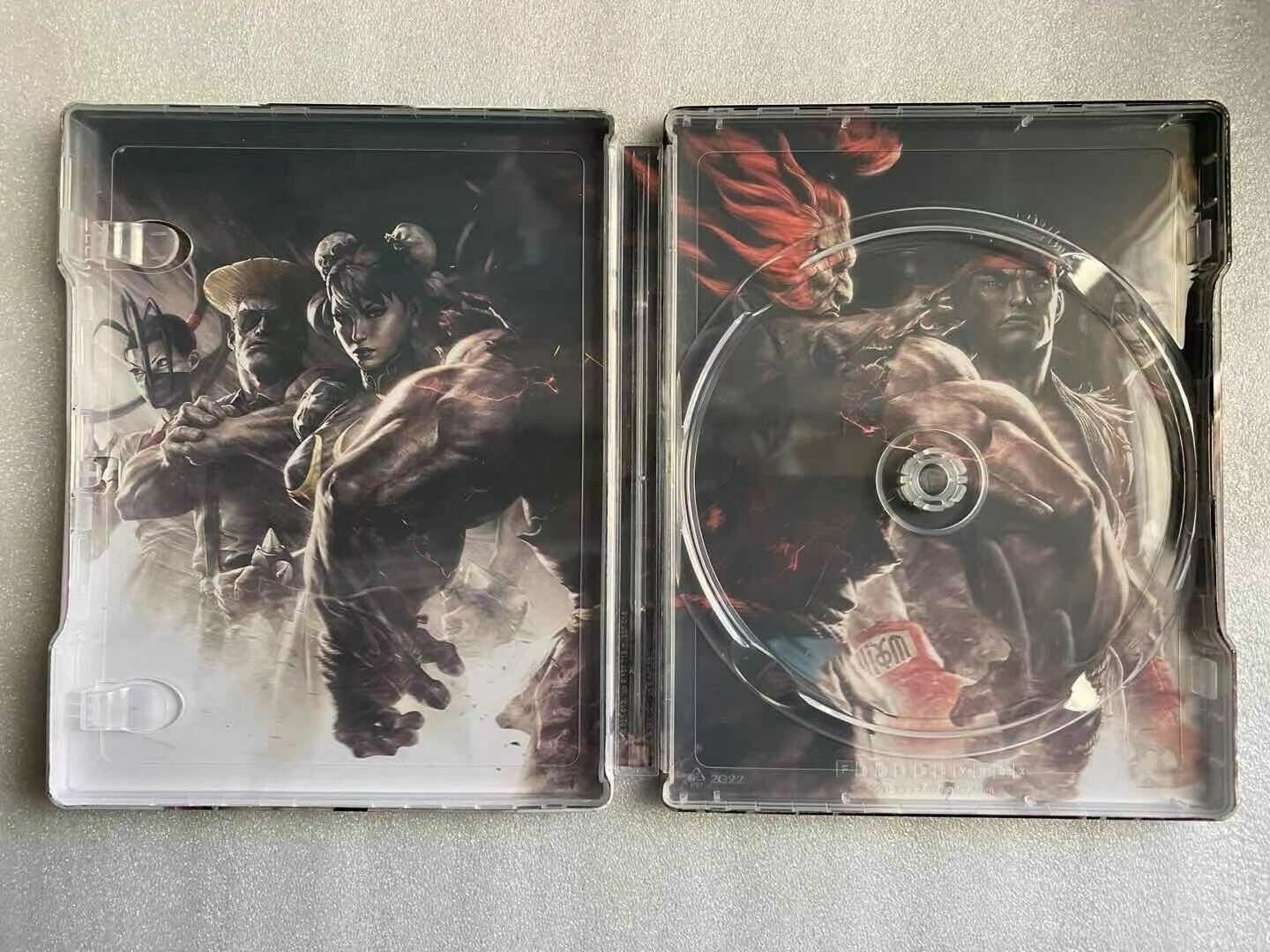 Street Fighter 5 Custom Made Steelbook Case For (Sony PlayStation 5, Sony PlayStation 4, Xbox) New