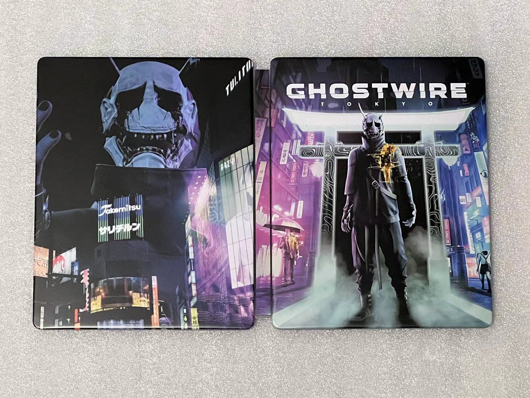 Ghostwire Tokyo Custom made Steelbook Case only for (Sony PlayStation 5, Sony PlayStation 4, Xbox) New